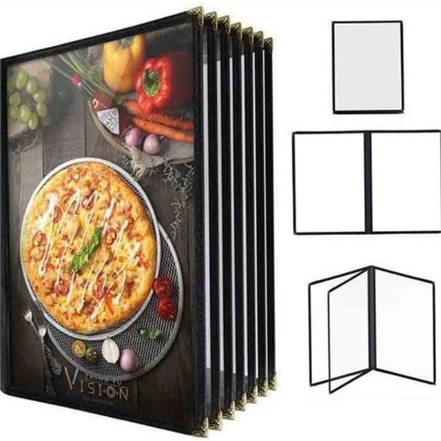 a4 메뉴판 A42페이지 클립 보드 메뉴판 투명 테이블 레스토랑 업소용 스탠드 꽂이
