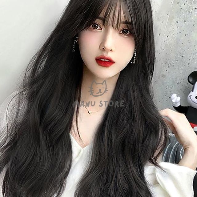 예쁜가발 여신가발 긴머리 통가발 블랙