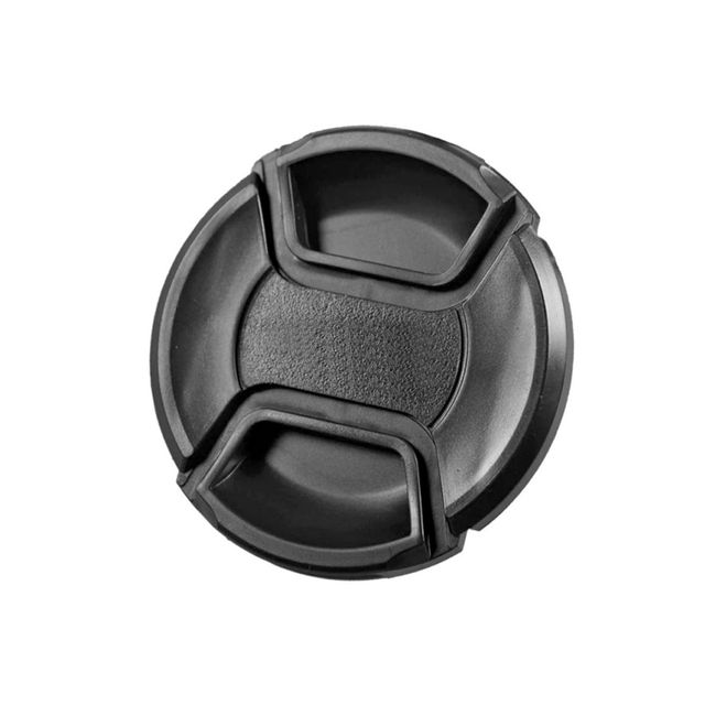 62mm 무로고 렌즈캡 렌즈보호 간편부착 DSLR 카메라