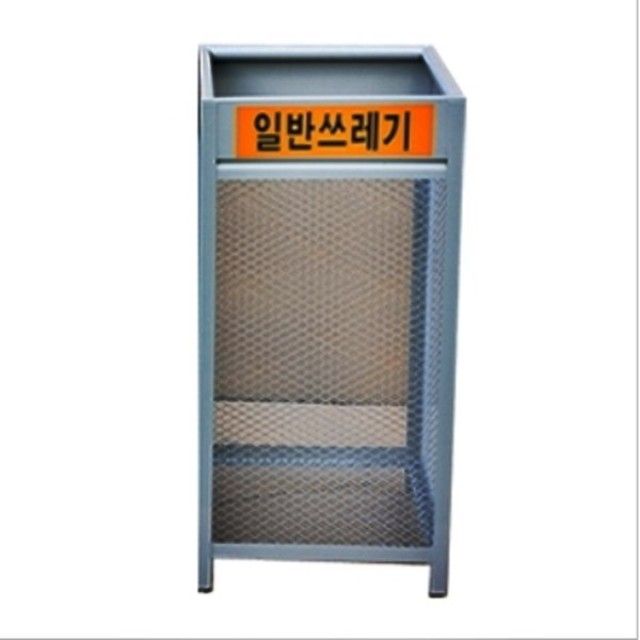 분리수거함 앵글형 150리터 1구 - 마대·비닐 걸이 포함