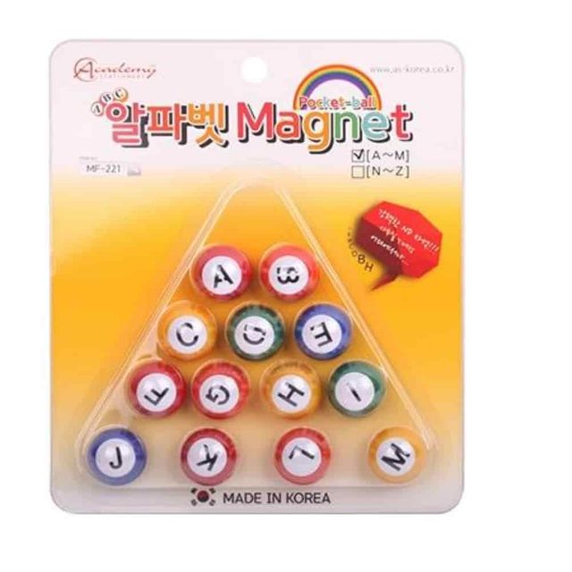 알파벳 자석 13p 세트, 냉장고 포토 마그넷