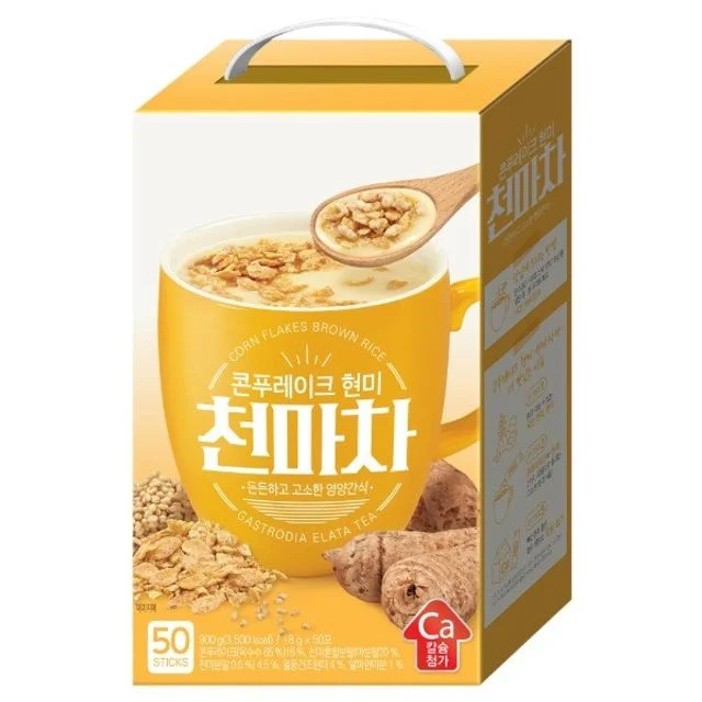 담터 콘푸레이크 현미 천마차 50T - 건강한 한 끼 식사 대용