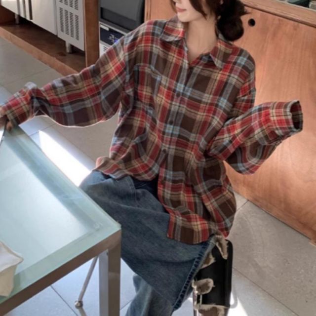 모임 가을 여성셔츠코디 정장 셔츠블라우스 루즈핏