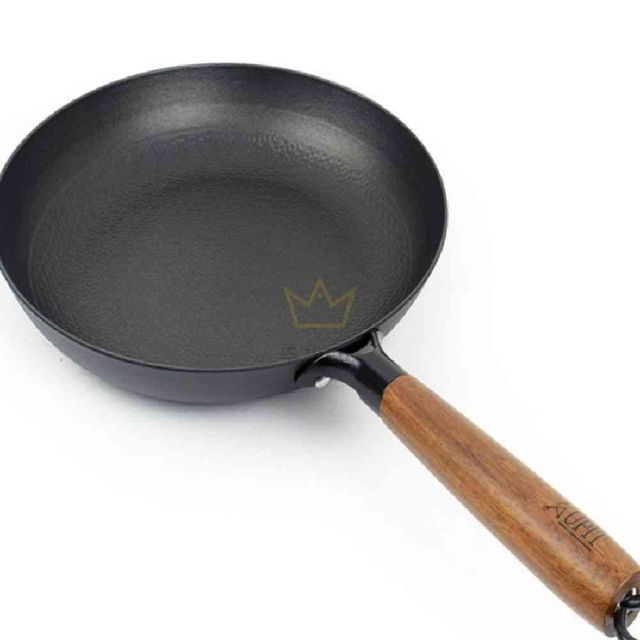 주물 후라이팬 28cm 원목손잡이