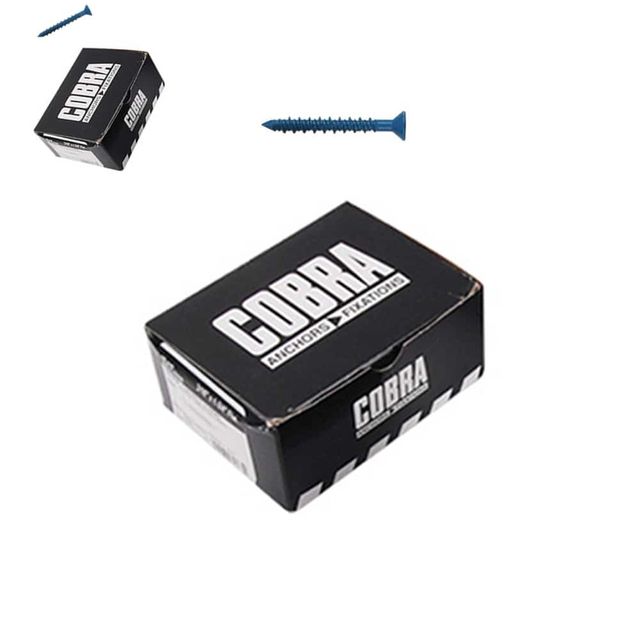 4.8mm 코팅 나사못 44mm 100개입 볼트너트 벽나사 접시볼트 콘크리트볼트