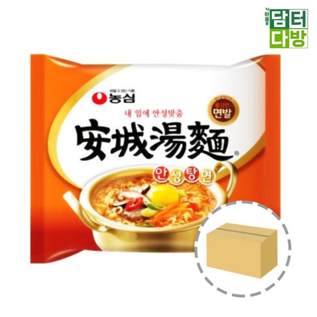 농심 안성탕면 1BOX 40봉 대용량 봉지라면