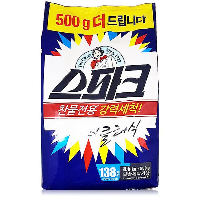 스파크 클래식 세탁세제 8.5kg + 500g 증정 기획