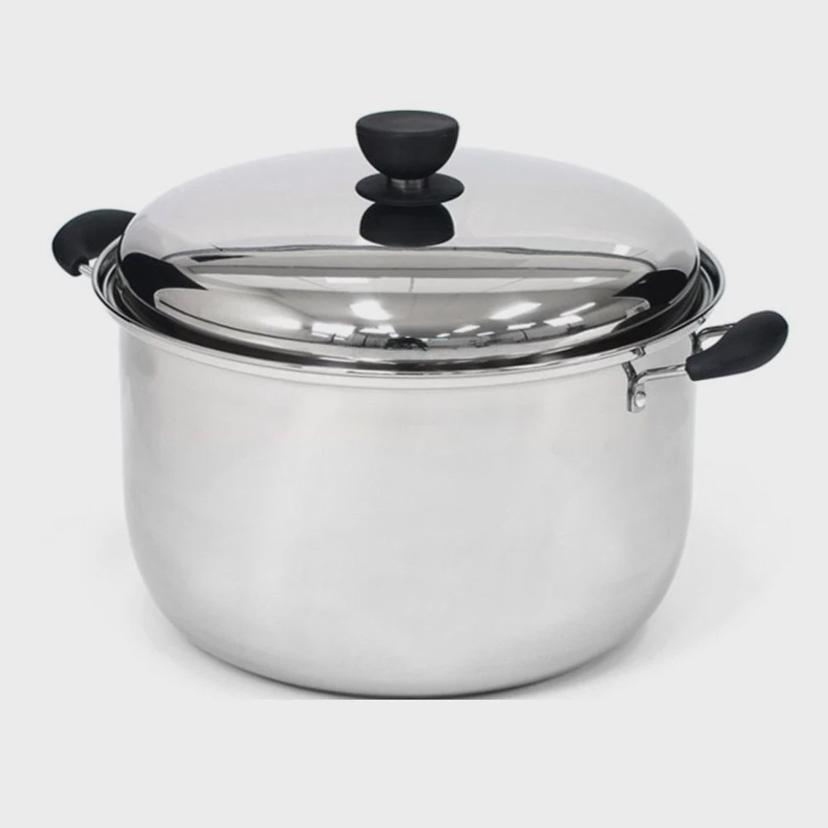 키친아트 3중 바닥 스텐 곰솥 34cm - 대용량 들통 냄비
