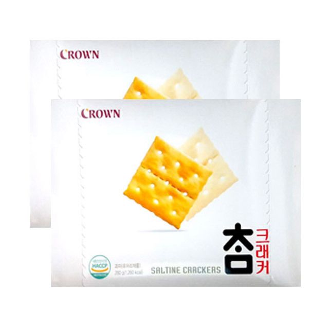 참크래커 280g 2개 묶음 세트 바삭한 간식 안주