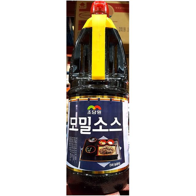 메밀 소바 소스 육수 1.8L 초담원 모밀 액상