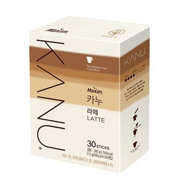 카누 라떼 30Tx1개 - 진한 우유맛 라떼 인스턴트 커피