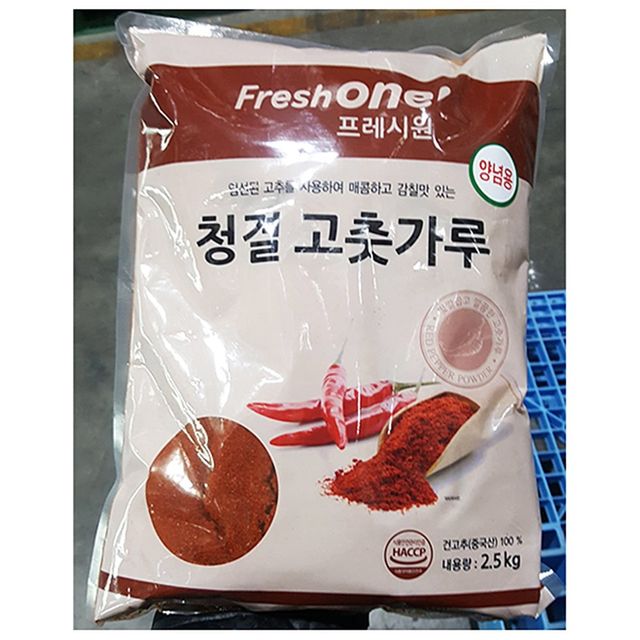 양념용 고춧가루(FO 2.5K)X8 고추가루 고춧가루 고운
