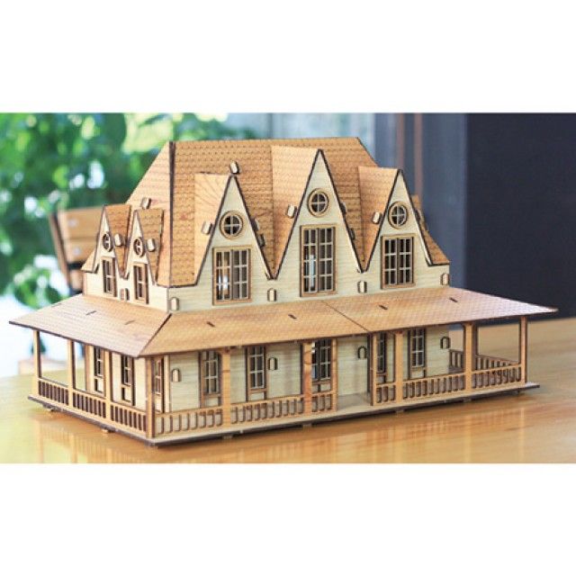 3D 나무 입체 퍼즐 Fairy Tale Villa 동화 속 빌라 만들기