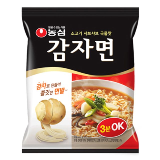 농심 감자면 117g x 40봉지, 봉지라면 대용량