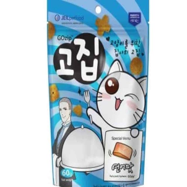 연어 고양이 간식 비스킷 스낵 60g 애묘 과자
