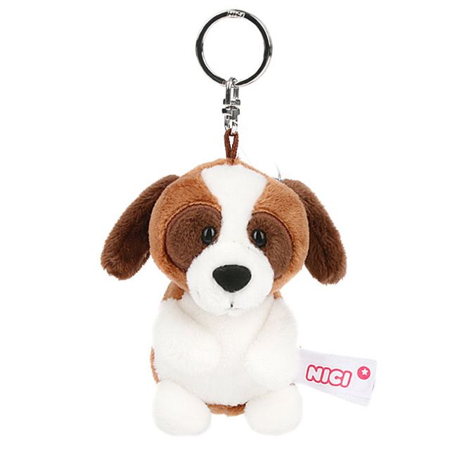 NICI 니키 버나드 도그 키체인 10cm 악세사리 팬시 키홀더