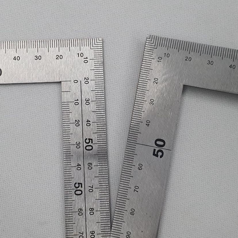 ㄱ자 모양 스틸자 30cm - 철자 직각자 측정 공구