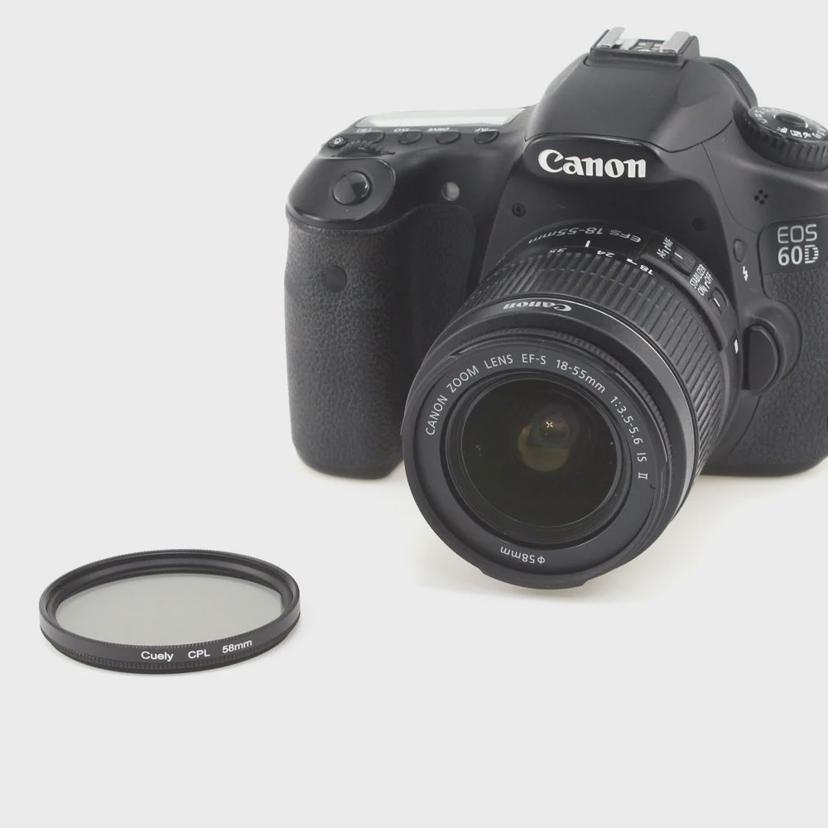 58mm CPL 편광 필터 DSLR 미러리스 카메라 호환