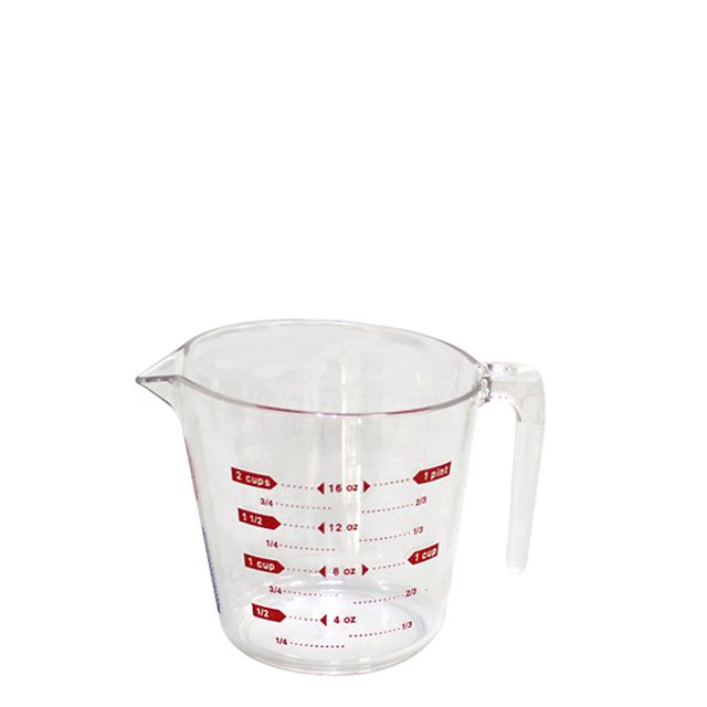 플라스틱 계량컵 실험실용 투명 500ml 제과 제빵용