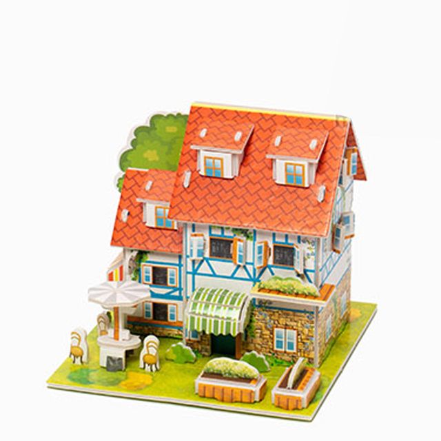 동네가게 3D 입체 모형 만들기 키트 (호텔)
