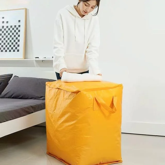240L 대용량 이삿짐 수납가방 이불보관 방수 방진 접이식 포켓형 정리백