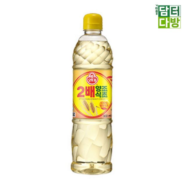 오뚜기 2배 양조식초 900ml x 5개 중대용량 세트