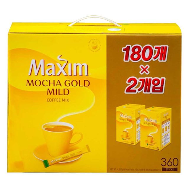 맥심 모카골드 마일드 커피믹스 360T 대용량 박스