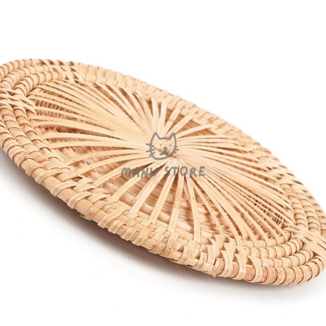 라탄받침 라탄소품 수제 라탄 받침