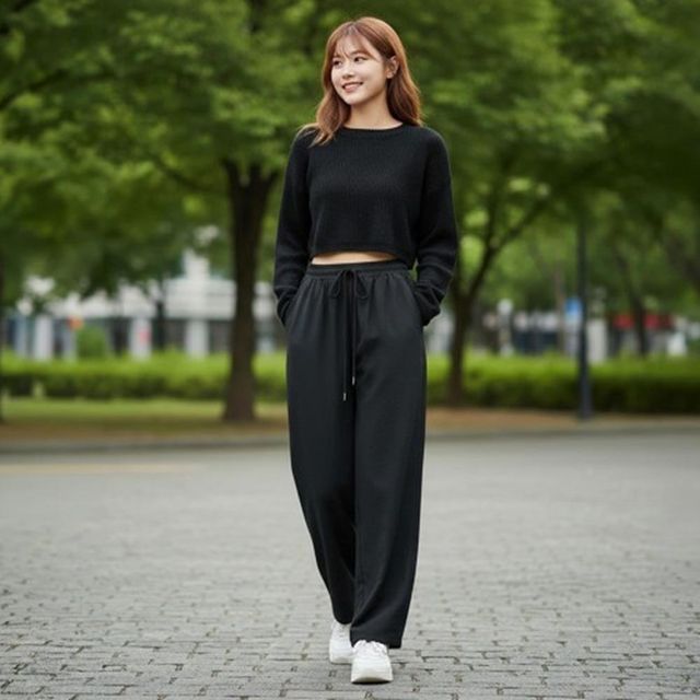 여성와이드 와이드바지 여성정장바지 슬림 일자팬츠