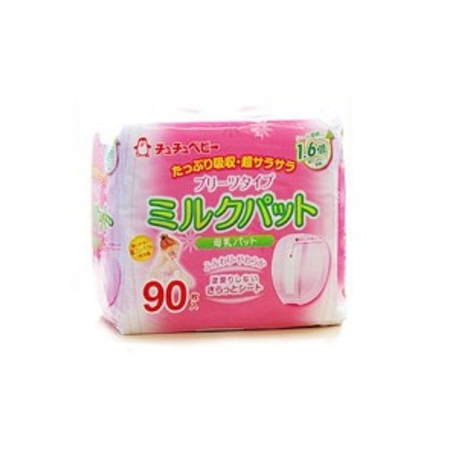 쮸쮸베이비 프리미엄 수유패드 90매입 흡수력 우수