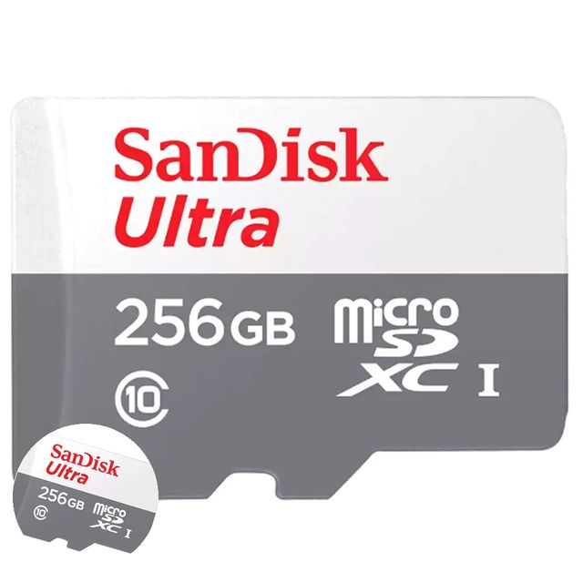 보관용메모리카드 휴대용메모리카드 sd카드 Ultra microSDXC UHS-I QUNR 256GB 메모리카드