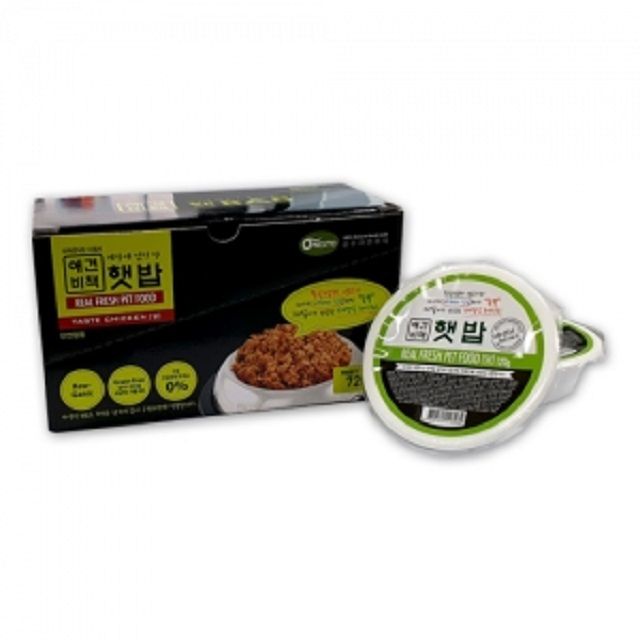 강아지 간식 펫푸드 햇밥 닭고기 120g x 6개입