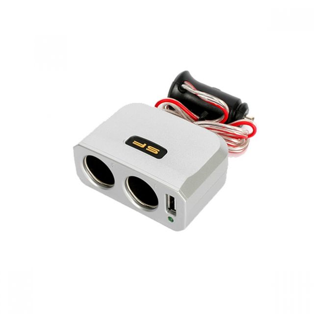 차량용 멀티 충전기 자동차 시거잭 2구 USB 소켓 캠핑 분배기