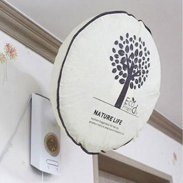 가성비굿 벽걸이용 선풍기커버 먼지차단 선풍기 정리 수납 벽걸이 보호 커버 보관 히터 부직포 덮개