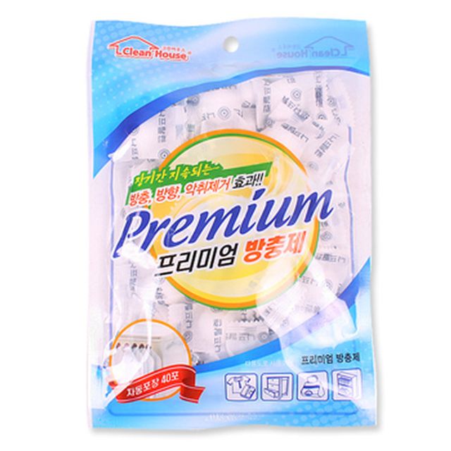 프리미엄 방충제 자동 포장 40포 좀약 옷장 관리