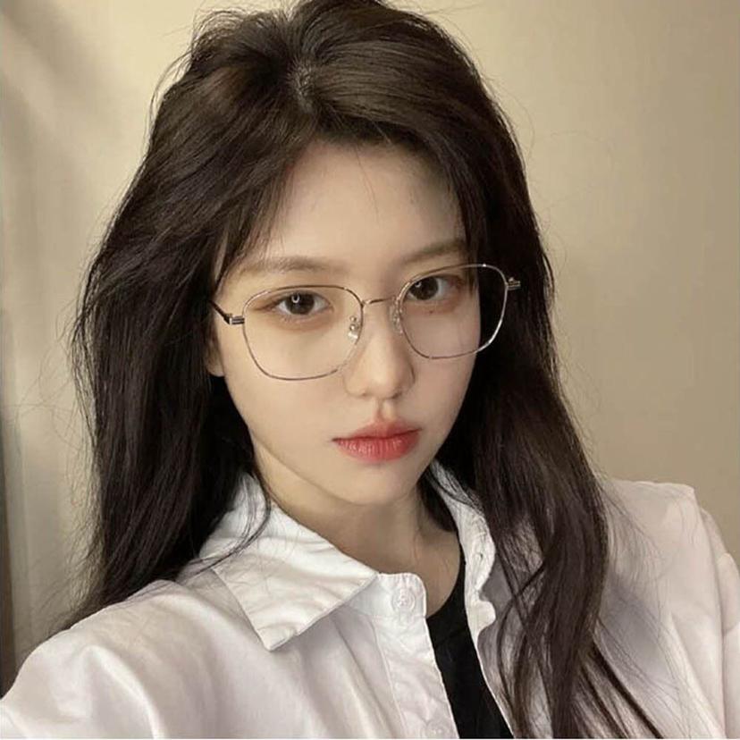 스마트 메탈 사각 안경테 | 골드 실버 금속테 패션 안경