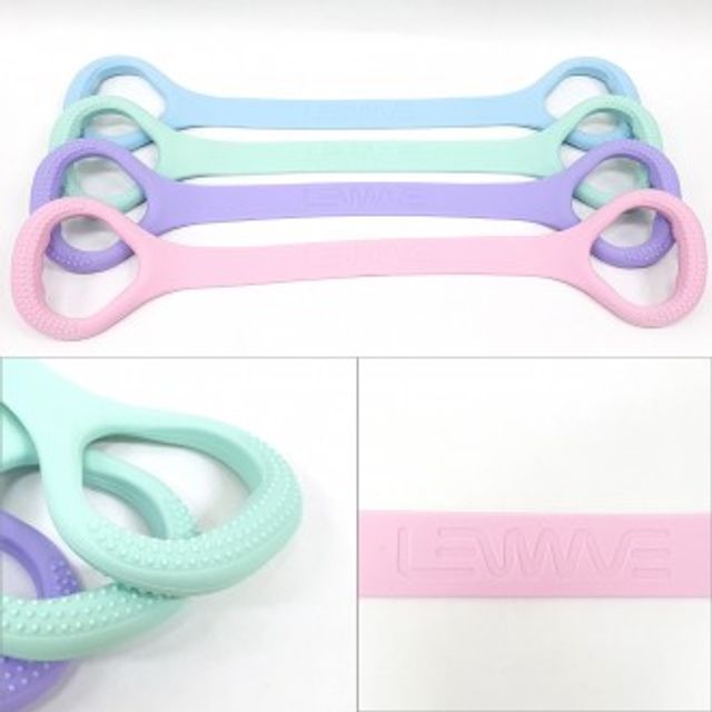 실리콘 스트레칭 밴드 필라테스 요가 헬스 홈트