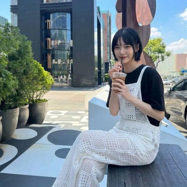 면접 여성정장바지 일자팬츠 9부팬츠 오피스룩 절개
