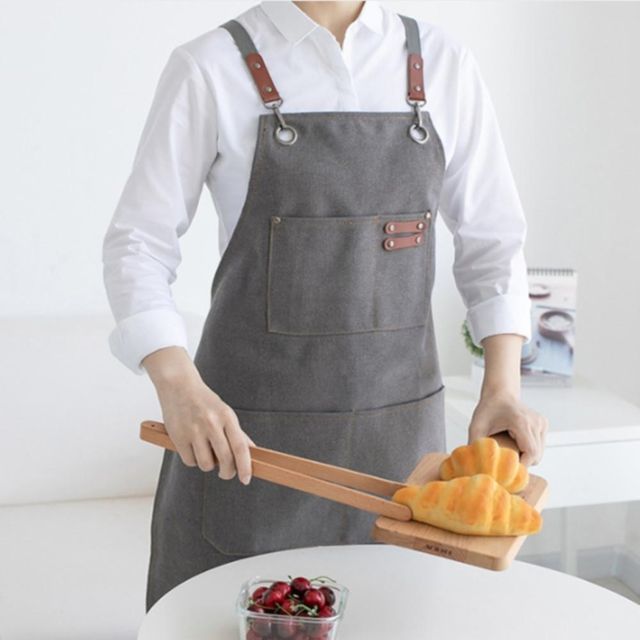 5색 1개 작업용 캔버스 앞치마 남녀공용 공방 목공 화실 미술 앞치마 캠핑 작업앞치마
