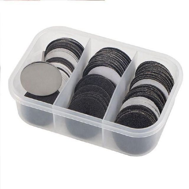 길이조절 샌딩 리필패드 60pcs 발각질제거 80그릿 120그릿 180그릿 네일드릴 샌딩파일 드릴베어링