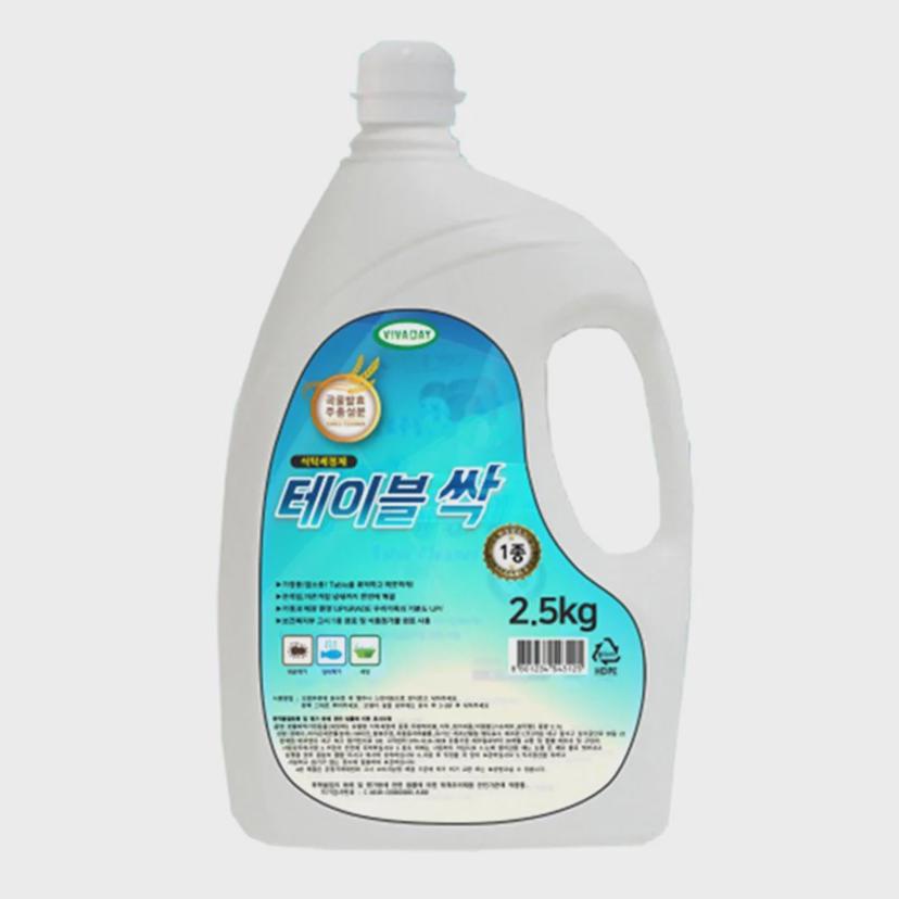 비바크린 테이블싹 식탁 세정제 2.5L 대용량
