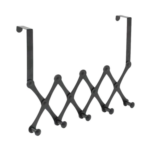 자바라 도어후크 (5구 블랙)