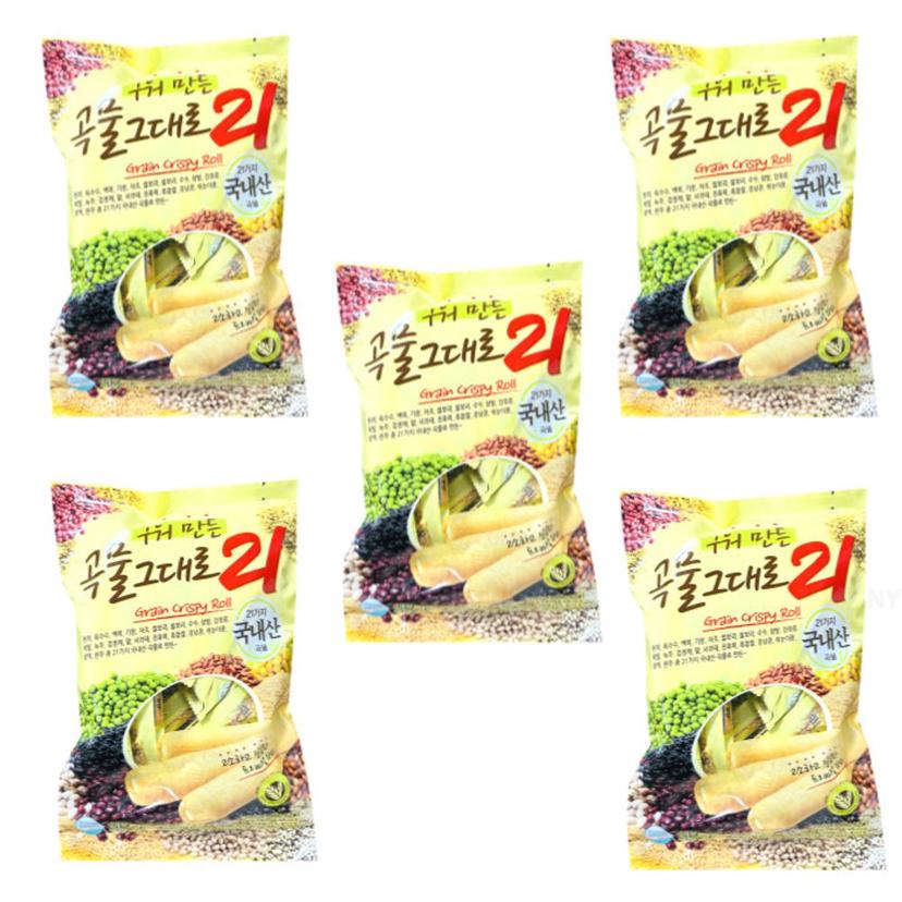 구워 만든 곡물바 곡물그대로21 5봉지 세트 간식