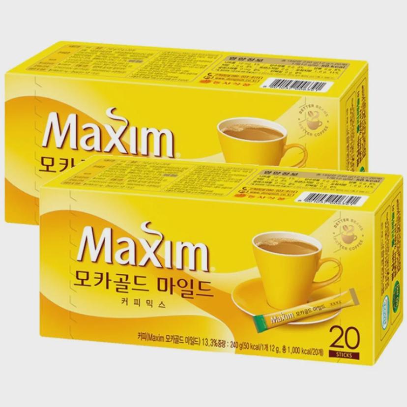 맥심 모카골드 커피믹스 40T - 20개입 x 2팩 세트