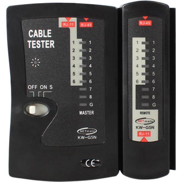 네트워크 랜테스터기 RJ45 RJ11 RJ12 단선 체크기