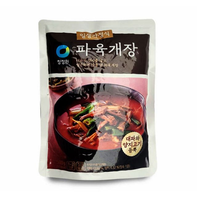 MY 청정원 일상가정식 파육개장 500g 간편 조리 frozen food