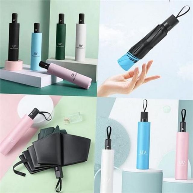 접이식 uv 차단 양산 콤팩트 얇은 암막 양산 휴대용 여름