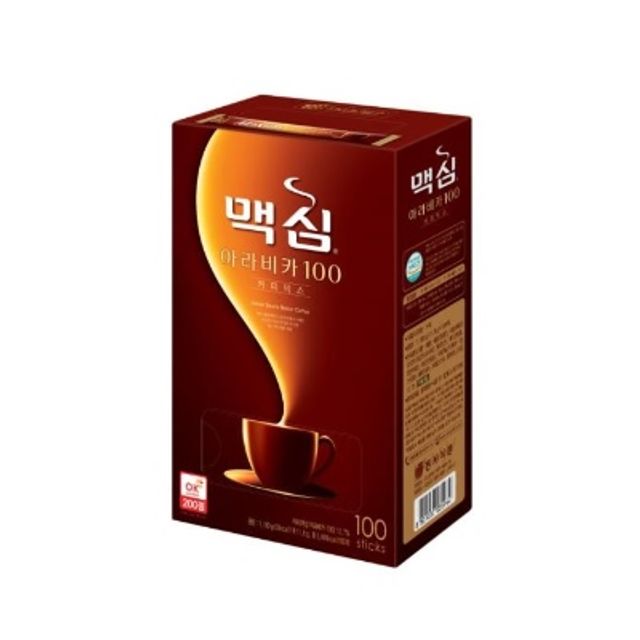 맥심 아라비카 100 커피믹스 100T - 사무실용 인스턴트 커피