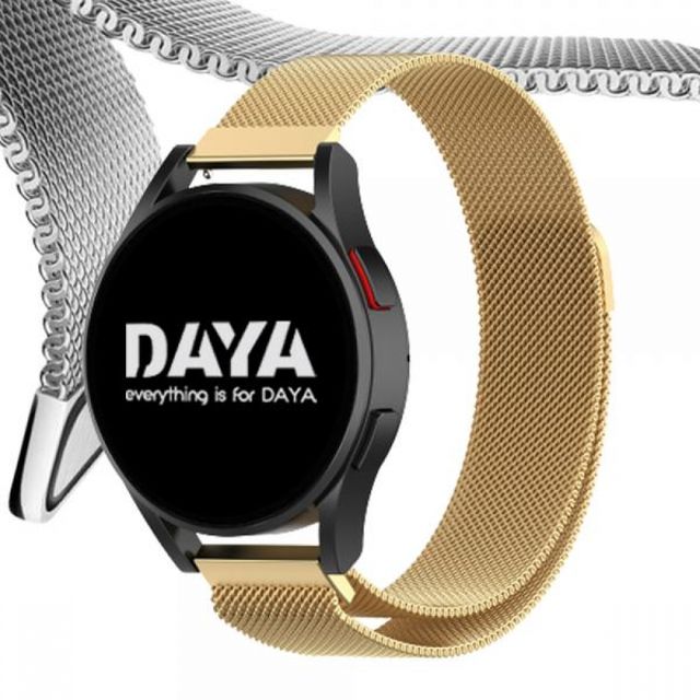 DAYA 5 4 3 스트랩 20mm 골드 메쉬 밴드
