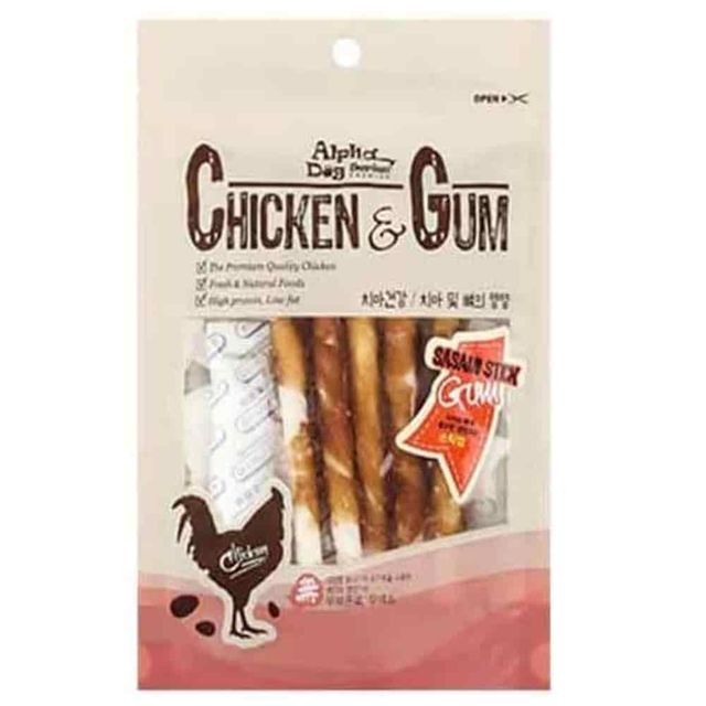 치킨스틱 껌 50g 강아지치킨껌 강아지닭고기껌 애견치석껌 강아지개껌치석제거